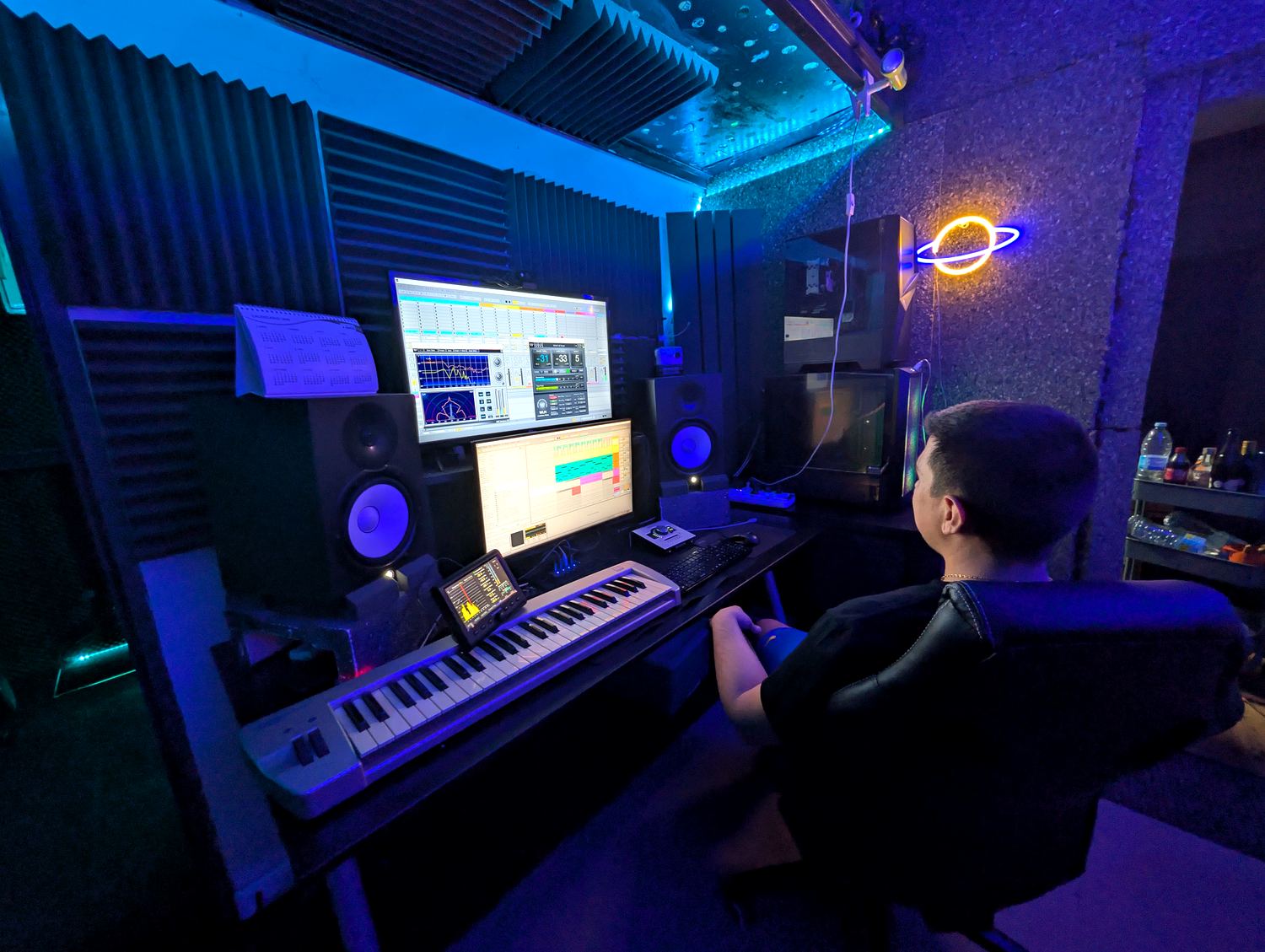 Sala de producción de Quasar Musik