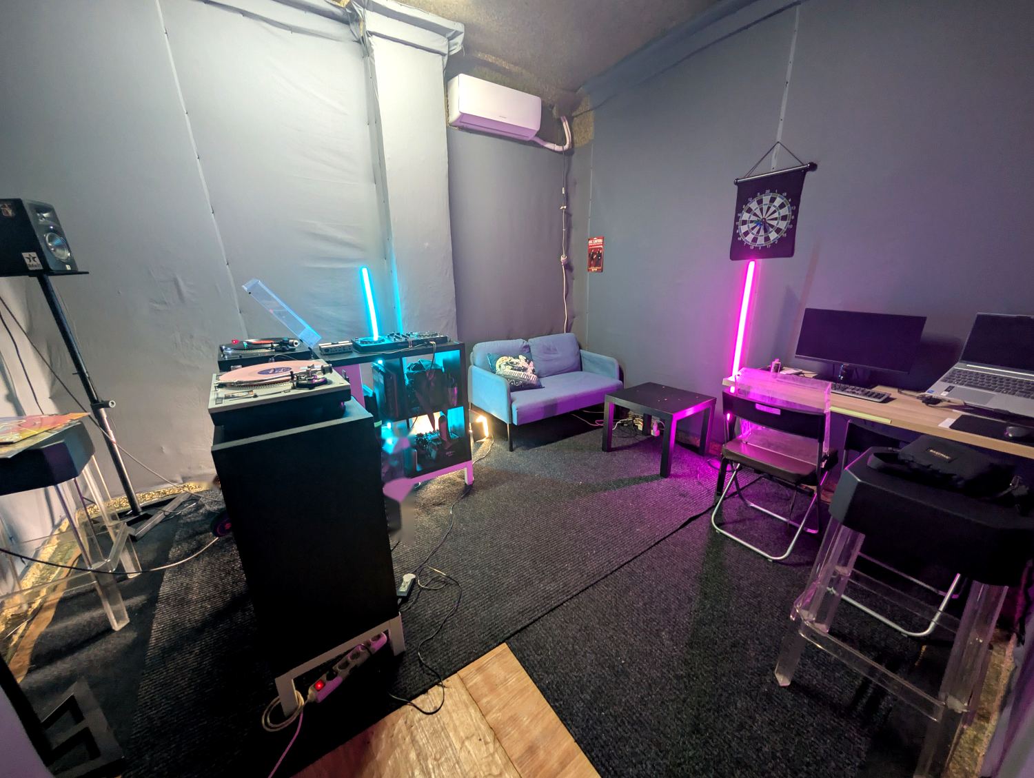 Zona de ocio del estudio